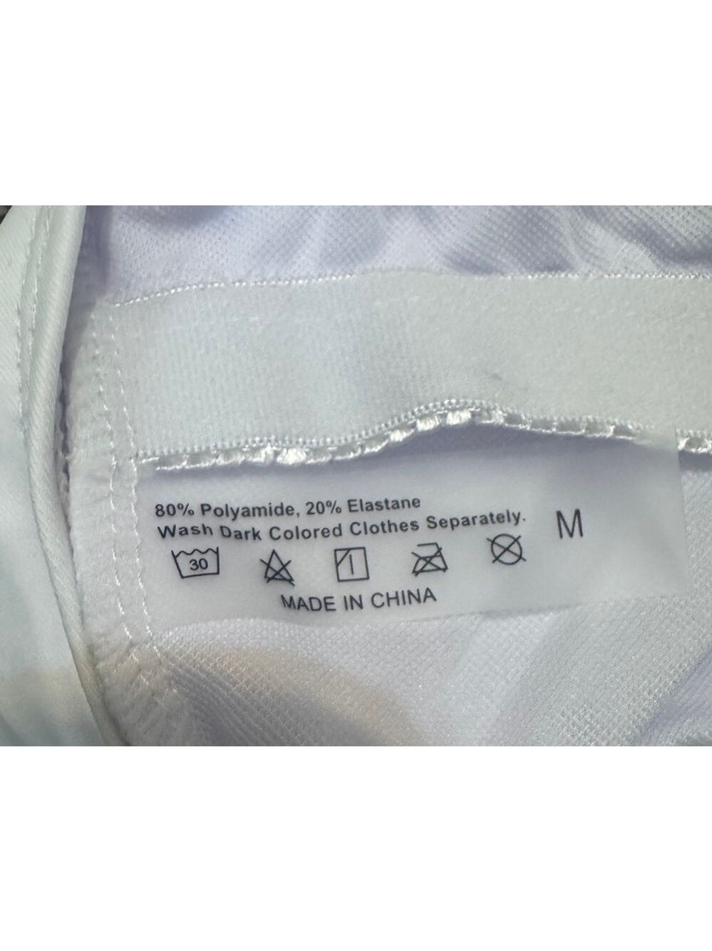 Women's Bridal Unbranded Swimsuit, Size M, White - Picture 4 of 5